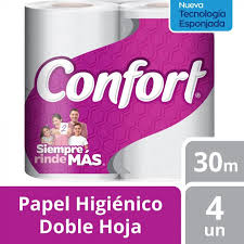 p/higienico d/h CONFORT 4Rollos 30mts