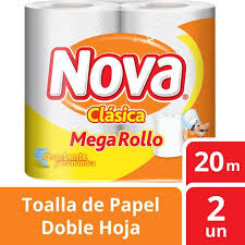 Toalla Papel NOVA clasica 2x20mts doble hoja