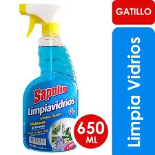 Limpia vidrio SAPOLIO 650ml gatillo 