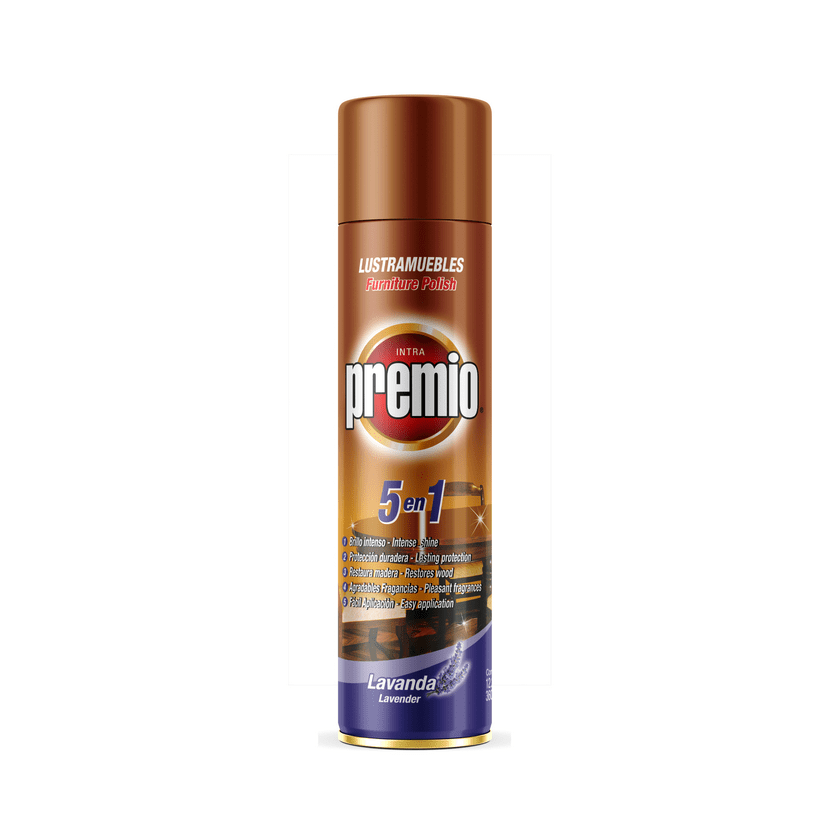 PREMIO lustra muebles 360 ml lavanda aerosol