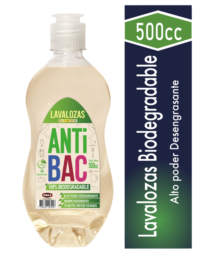 Lavaloza ANTIBAC 500ml biodegradable neutro