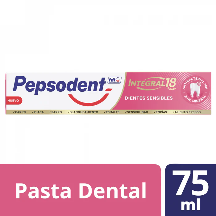 Pasta dental PEPSODENT 75ml integral sensible 