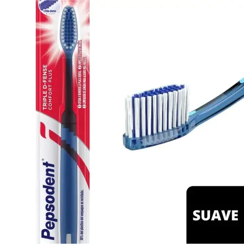 Cepillo dental PEPSODENT triple defensa suave