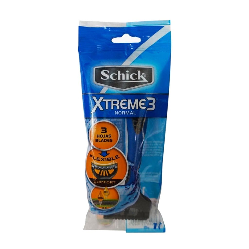 Maquina afeitar SCHICK extreme 3 piel normal 