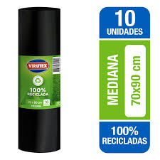 Bolsa basura VIRUTEX 70x90 10u