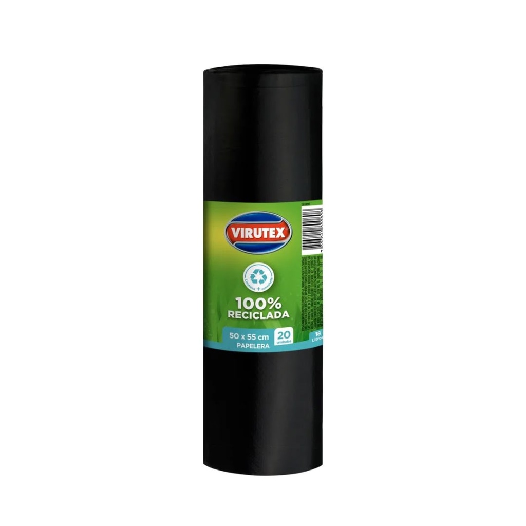 Bolsa basura VIRUTEX 50x55 20u
