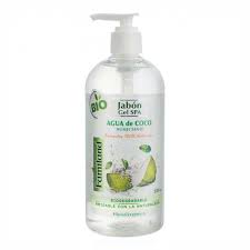 Jabon gel FAMILAND agua coco500 ml 