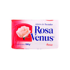 jabon barra ROSA VENUS blanco 100 gr