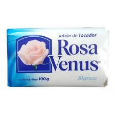 jabon barra ROSA VENUS azul 100 gr