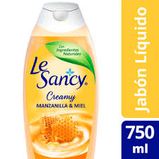 jabon liquido LE SANCY manzanilla miel 750 ml 