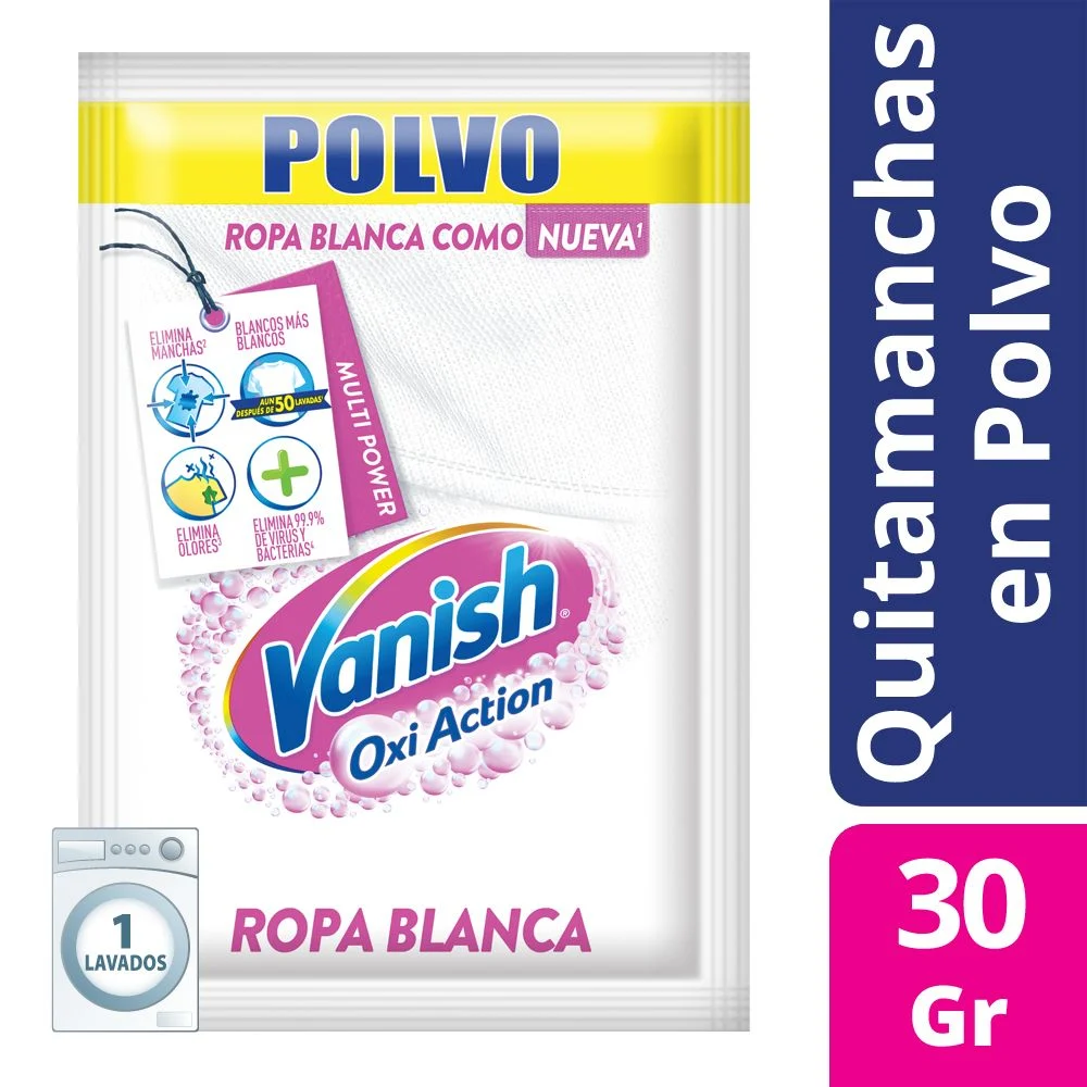 Quitamanchas VANISH 30gr blanca  