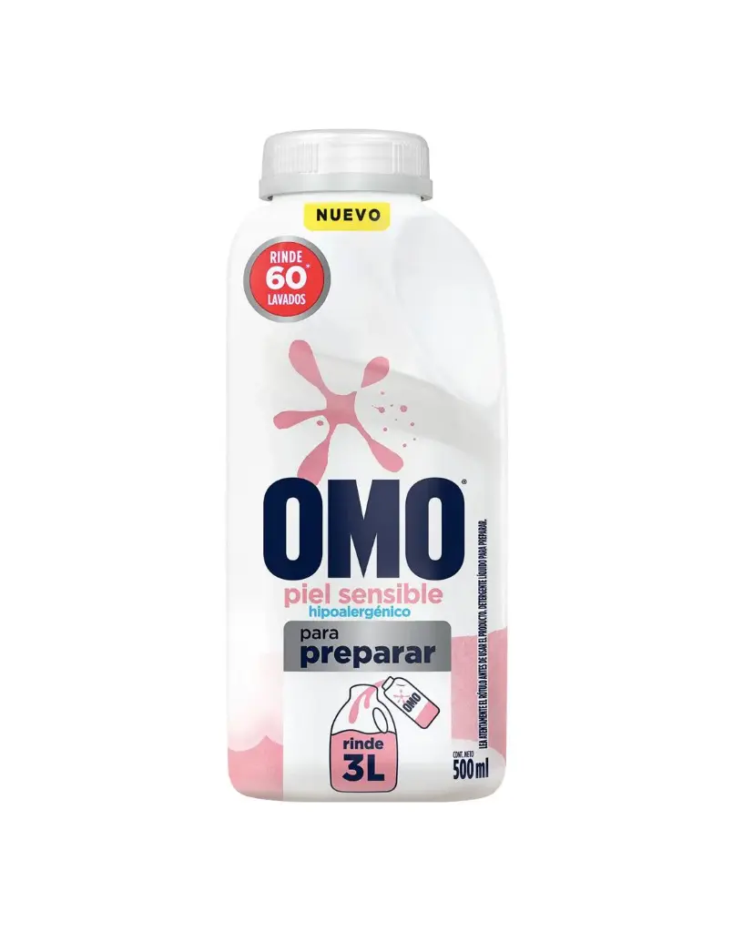 OMO Detergente diluir 500ml piel sensible