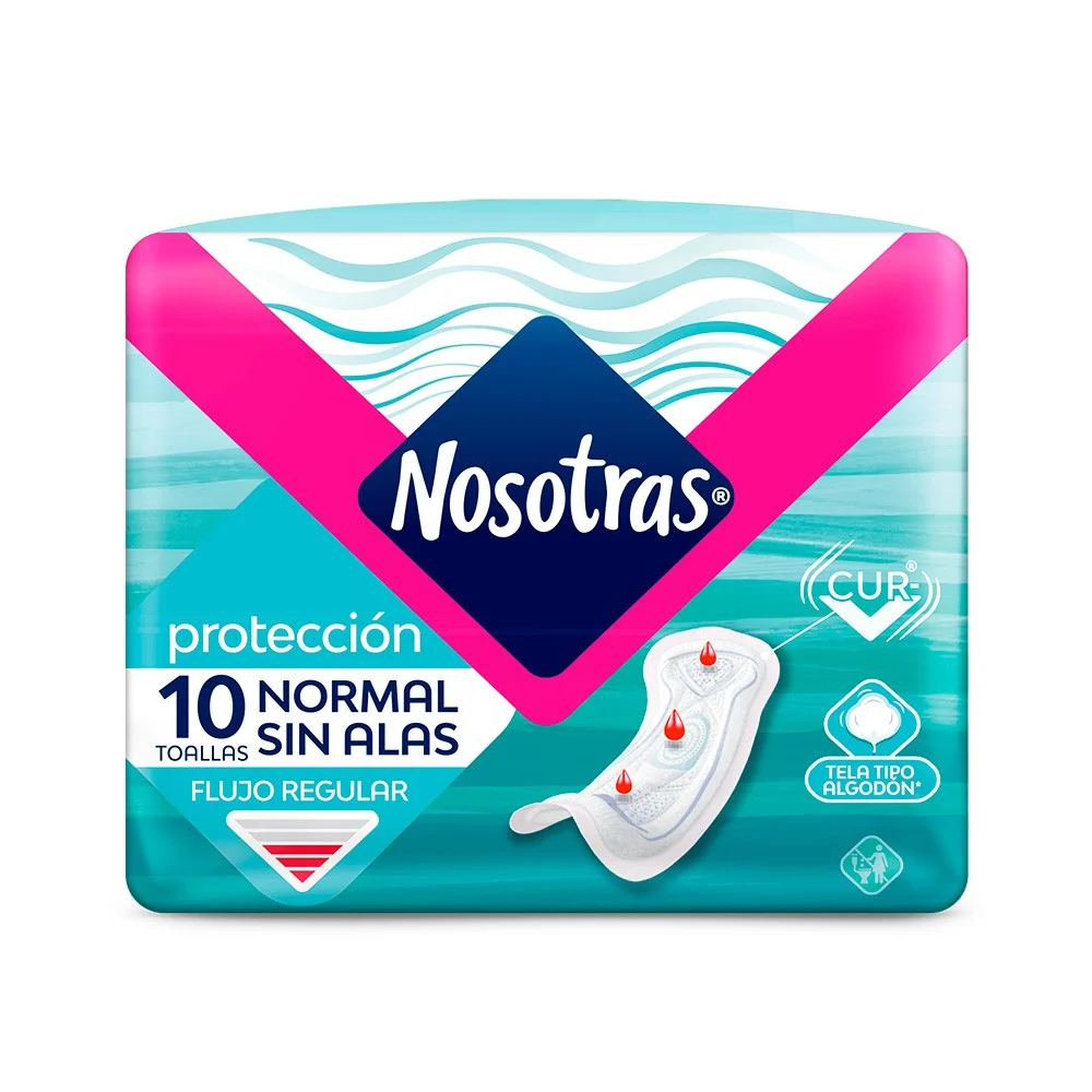 Higienica NOSOTRAS 10u normal sin alas 