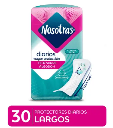 Protector diario NOSOTRAS 30u largo