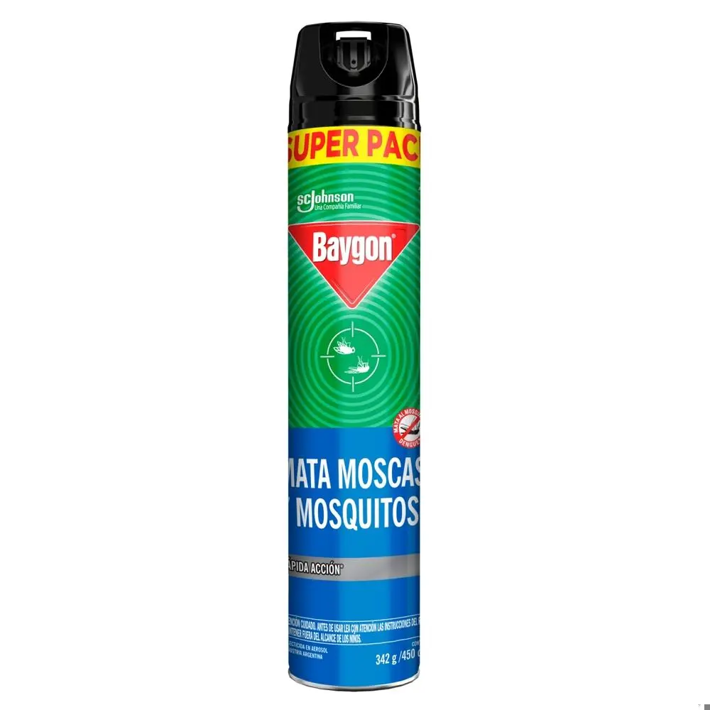 BAYGON Insecticida 450ml moscas y mosquitos