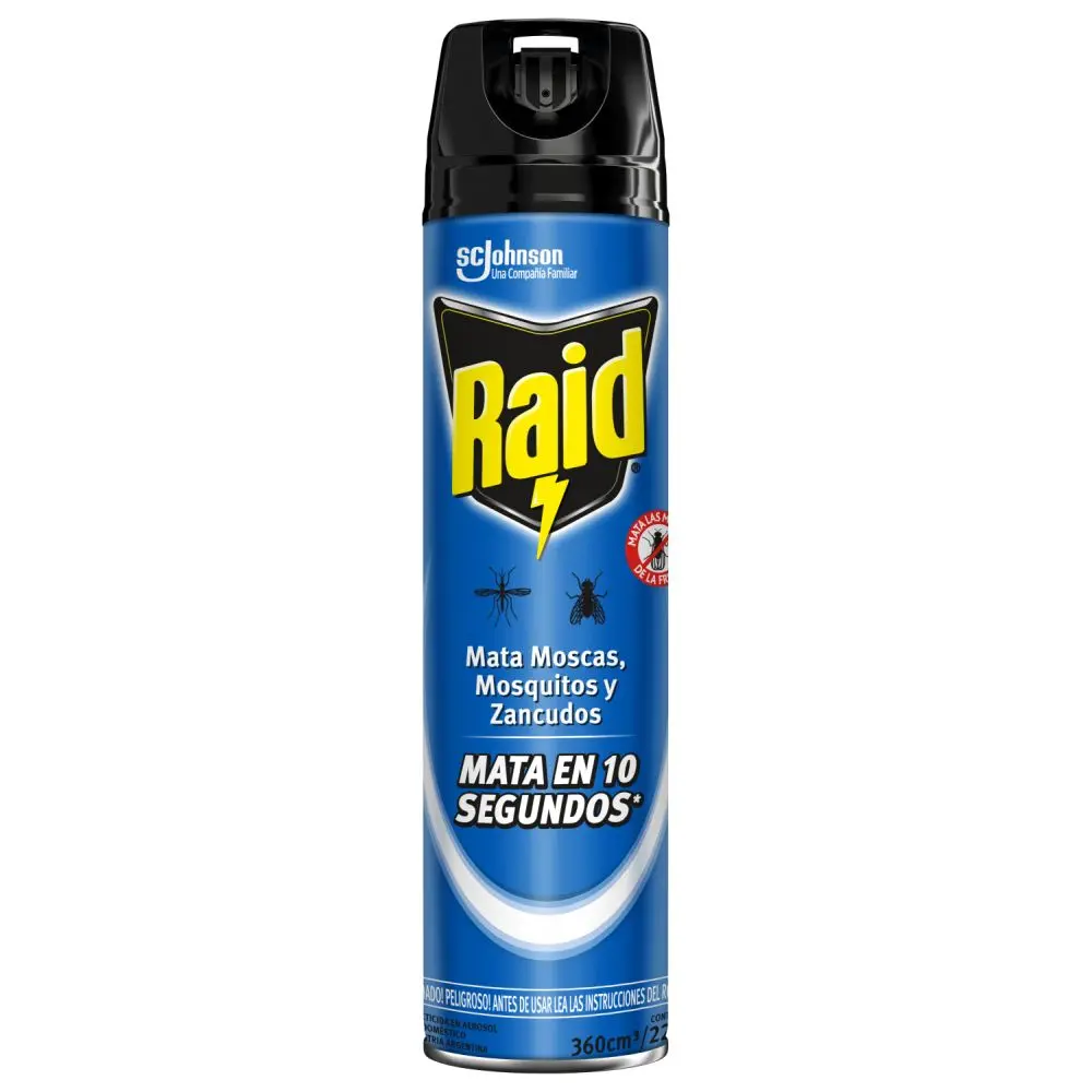 Insecticida RAID 235ml moscas y zancudos 