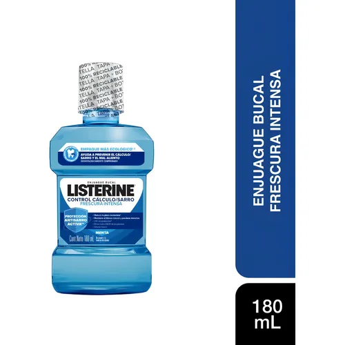 Enjuague bucal LISTERINE 180ml frescura intensa