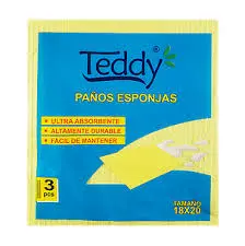 Paño esponja TEDDY x3