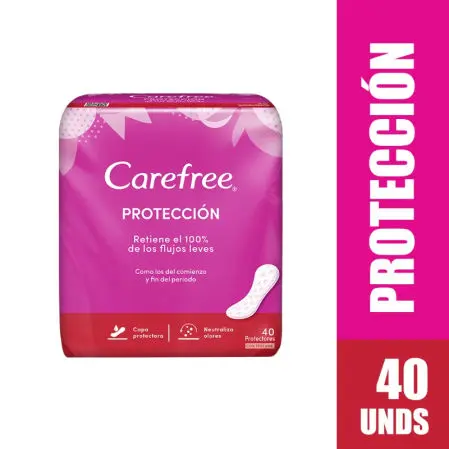 Protector diario CARAFREE 40u