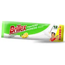 Trapero humedo BRILLEX limon 12+1 u