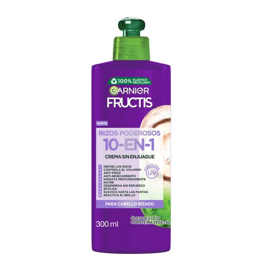 Crema s/enjuague FRUCTIS rizos poderosos 300ml