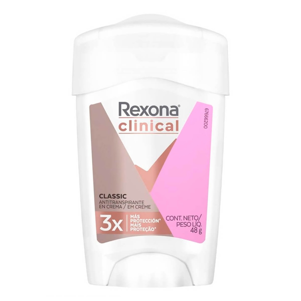 Desodorante  REXONA Clinical 48g Classic