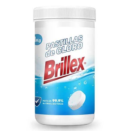 Tabletas de Cloro BRILLEX Para WC 50un 1k