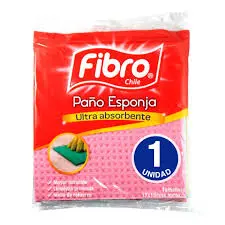 Paño esponja FIBRO 3uni ultra absorbente