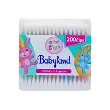 Cotonitos BABYLAND 200uni Colores