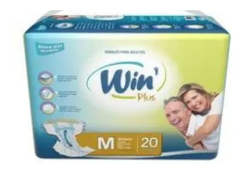 Pañal adulto WIN plus 20u (M)