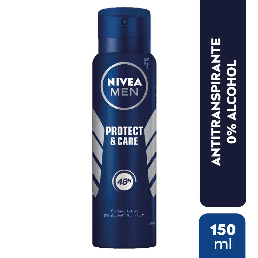Desodorante NIVEA Aerosol men protec y care 150 Ml