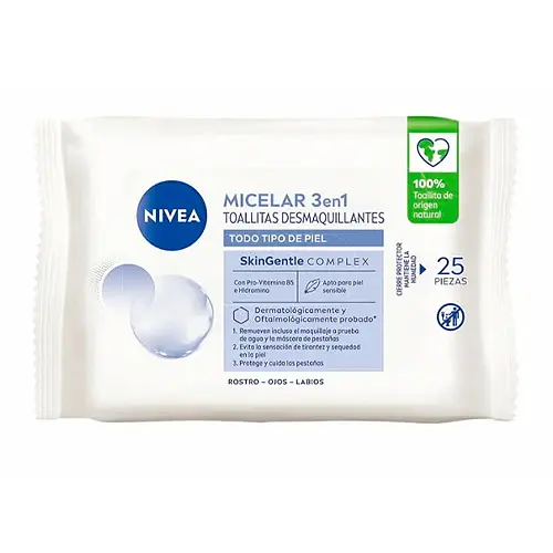 Toallitas Desmaq NIVEA 25un Micelar 3en1