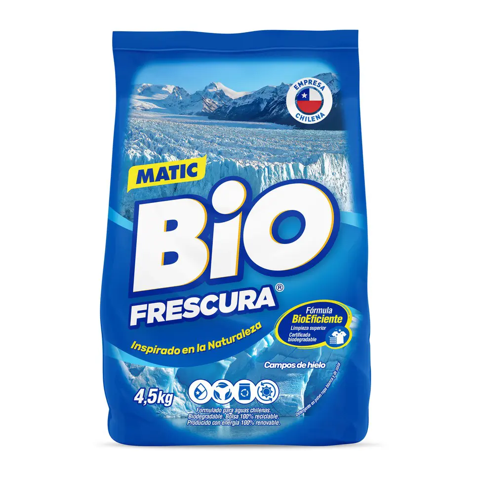 Detergente BIO FRESCURA 4.5kg campos de hielo 