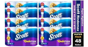 Maleta SCOTT rinde max 4x21m 48 rollos