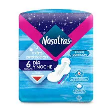 Toalla higienica NOSOTRAS dia noche 6u extra p