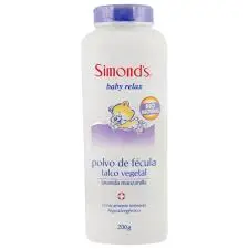 Talco SIMONDS 200gr polvo de fecula
