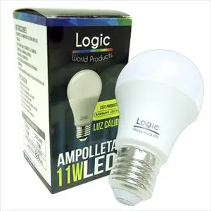 Ampolleta LOGIC 11w luz calida