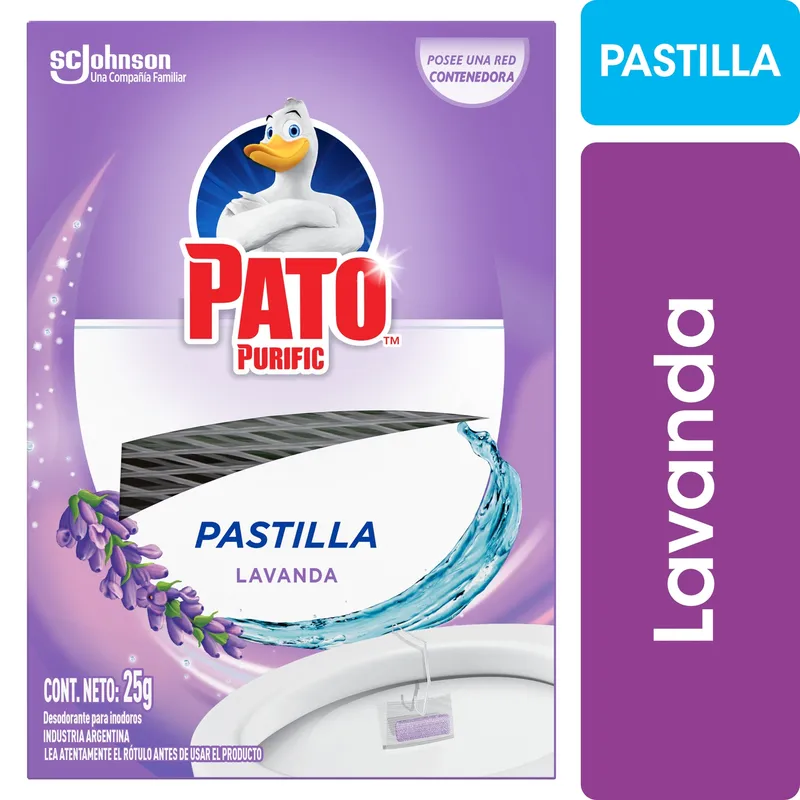 Pastilla Inodoro PATO PURIFIC 1x25gr lavanda