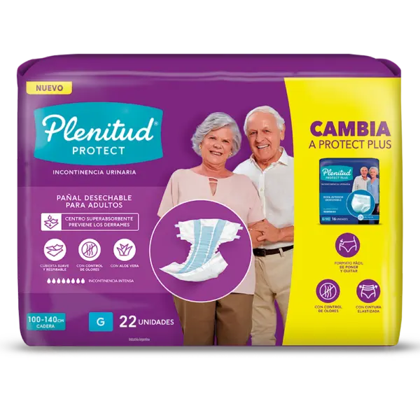 Pañal adulto PLENITUD 22u (G) protect