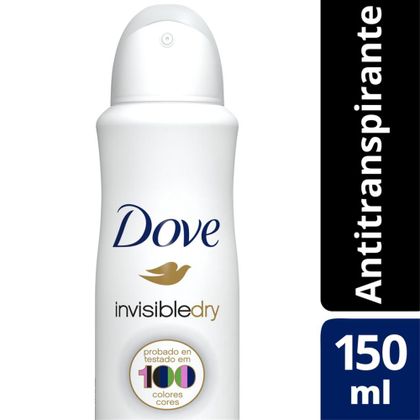 Desodorante DOVE aerosol 150ml invisible care DRY
