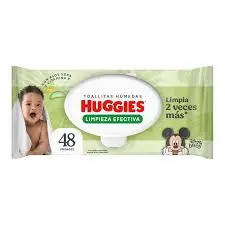 Toallitas Húmedas HUGGIES 48un aloe vera