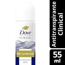 Desodorante aerosol DOVE 55ml clinical crema humectante