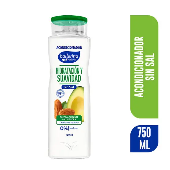 Acondicionador frasco BALLERINA 750ml hidratacion y suavidad palta