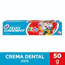 Pasta dental FLUO CARDENT 50gr kids fresa