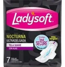Higienica nocturna LADYSOFT 7u ultra delgada tela suave