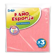 Paño esponja BAKAN 3uni ultra absorbente