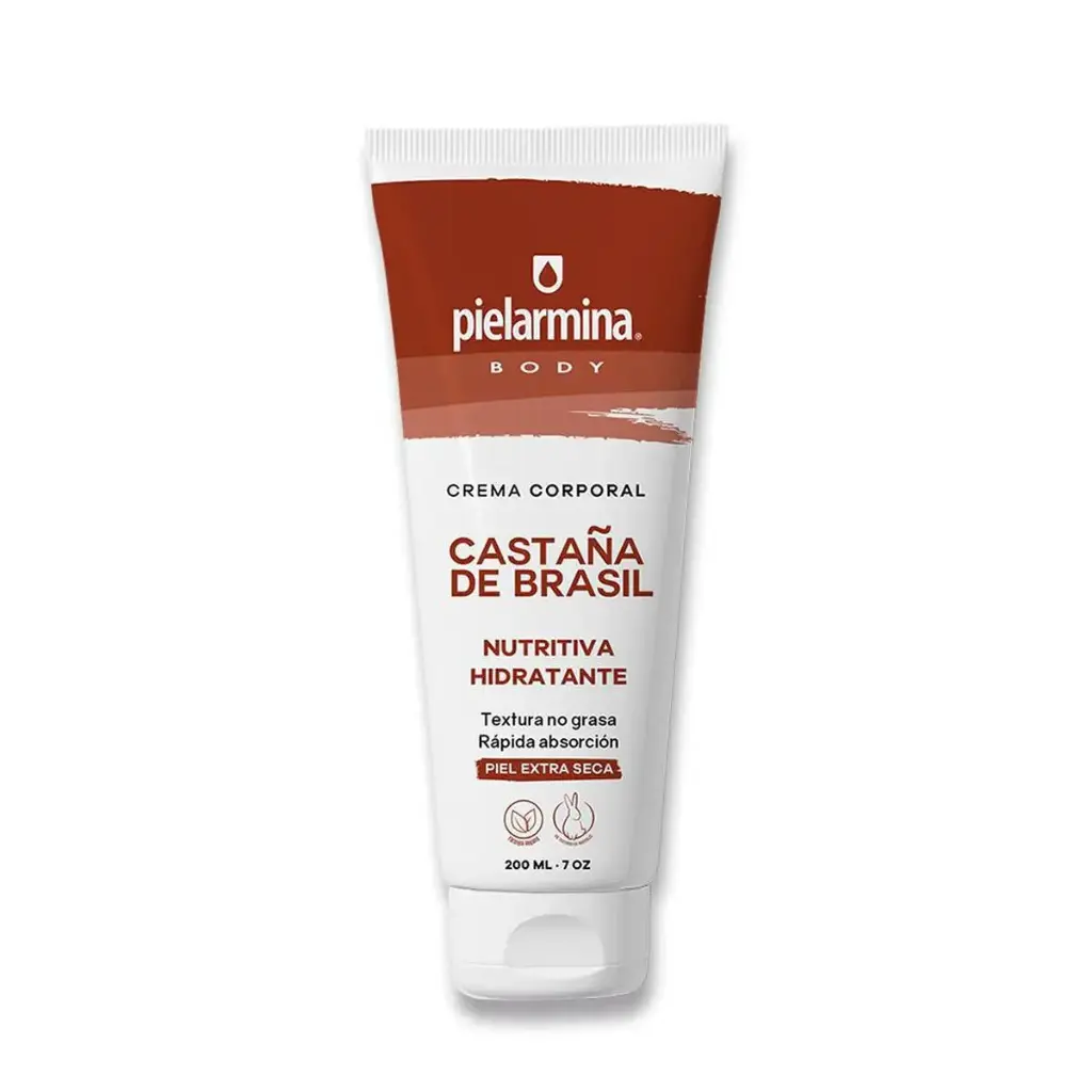 Crema corporal PIERLARMINA 200ml castaña 