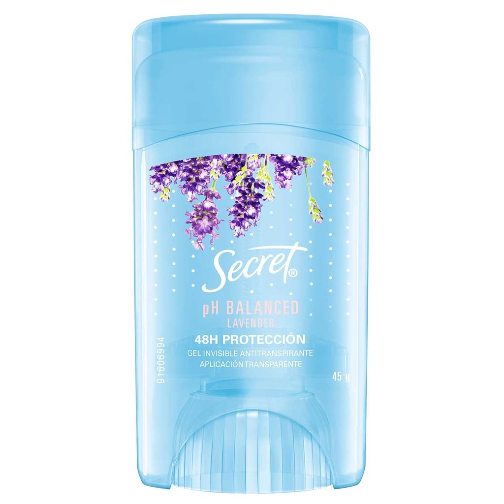 Desodorante gel SECRET 45gr lavander