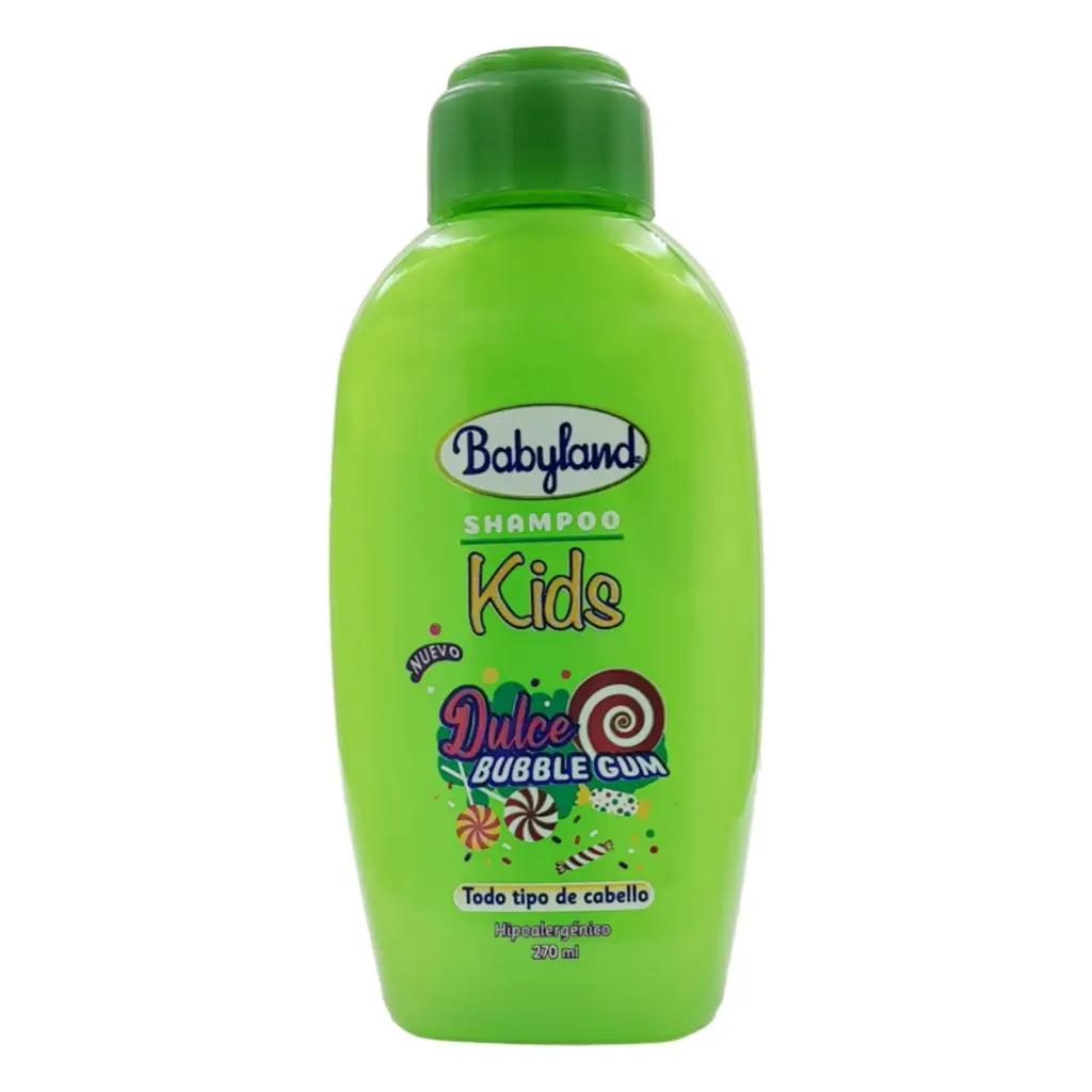 Shampoo kids BABYLAND 270ml dulce bubble gum