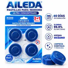 Pastilla inodoro AILEDA 4x50g oceano 